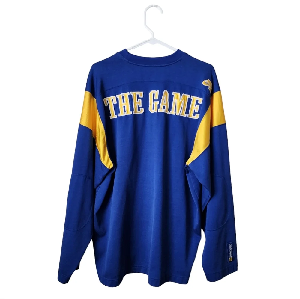 NIKE AIR x VINTAGE The Game Jersey in Blue / Gold Yellow Size‎ L